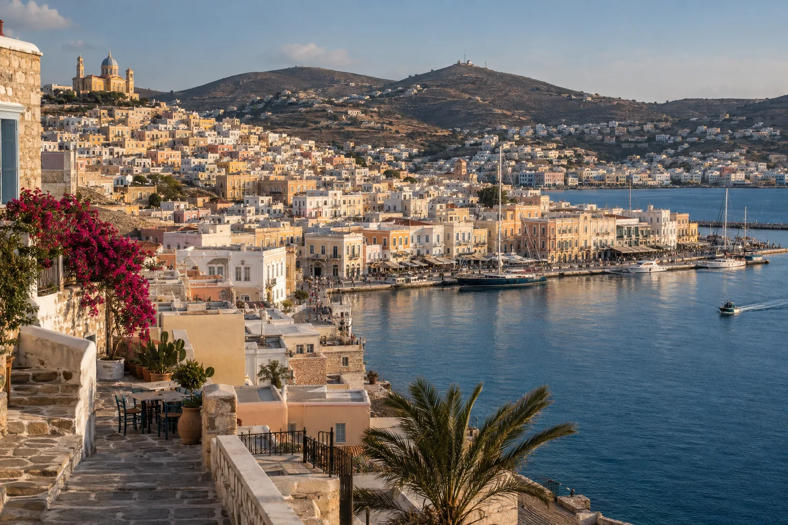 A destination-specific interpretation of Ermoupoli, Syros.