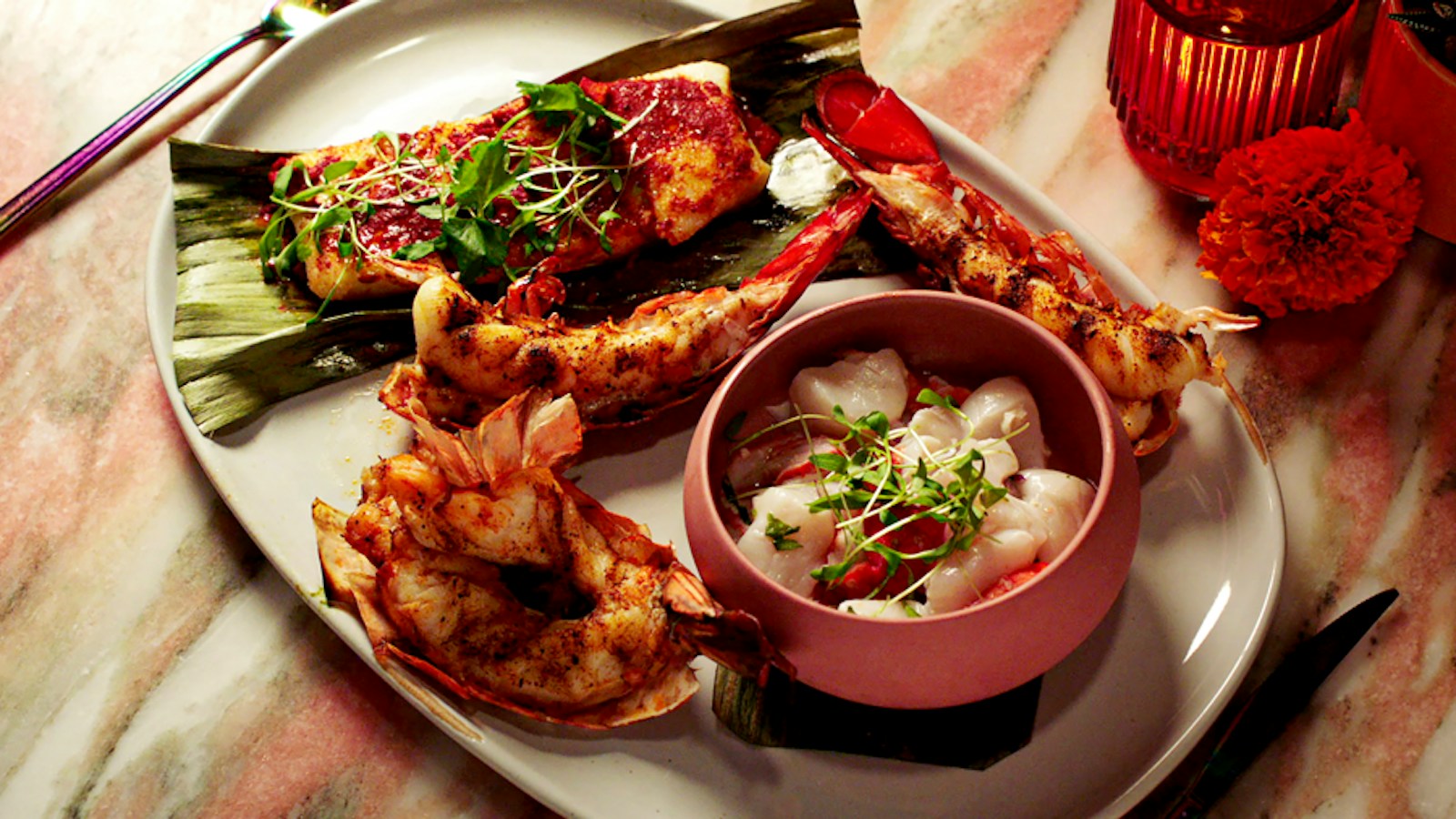 Dining aboard Virgin Voyages