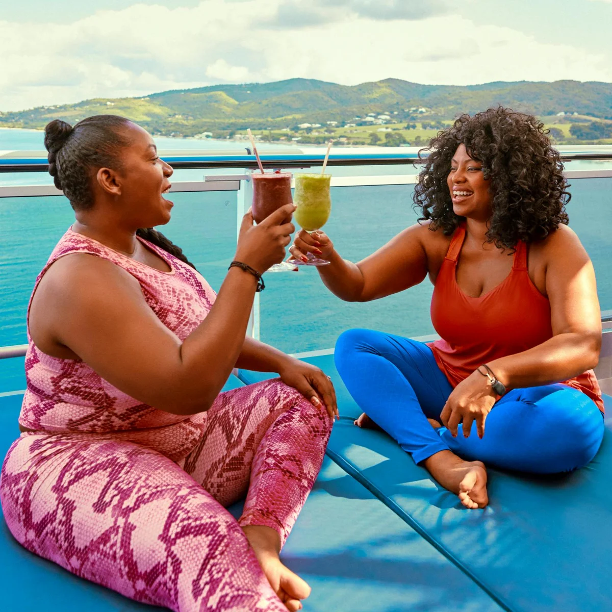 Official Virgin Voyages Aquatic Club Bar imagery